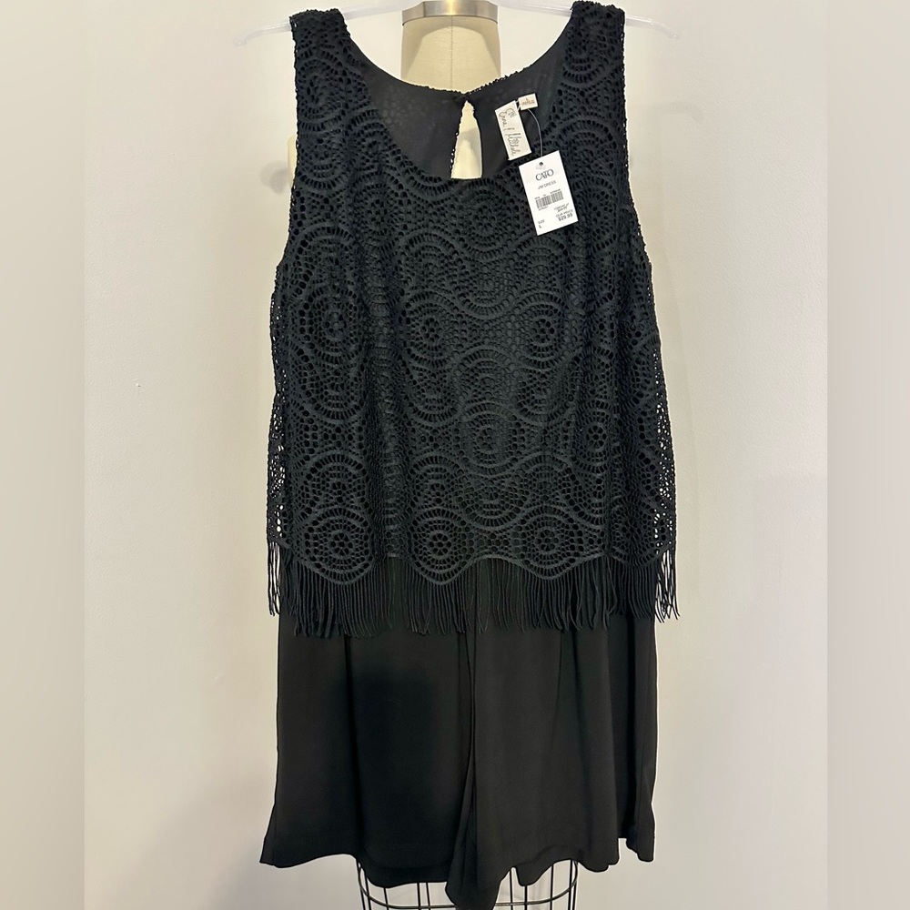 Women’s Black Lace Romper *NWT*